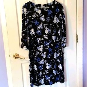 Tommy Hilfiger dress sz 8 blue floral